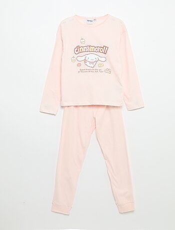 Completo pigiama lungo "Hello Kitty" - 2 pezzi
