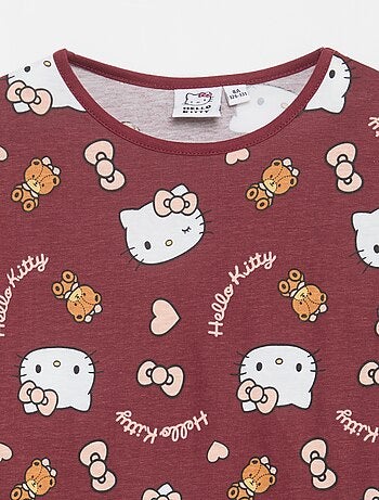 Completo pigiama lungo "Hello Kitty" - 2 pezzi