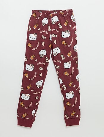 Completo pigiama lungo "Hello Kitty" - 2 pezzi