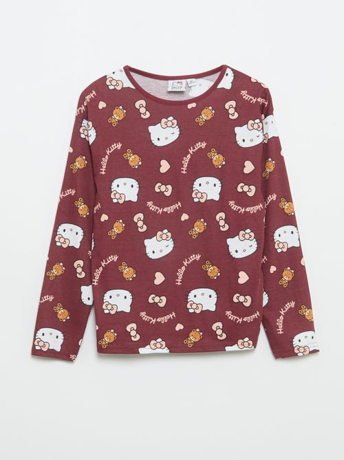 Completo pigiama lungo "Hello Kitty" - 2 pezzi - Kiabi Completo pigiama lungo "Hello Kitty" - 2 pezzi - Kiabi