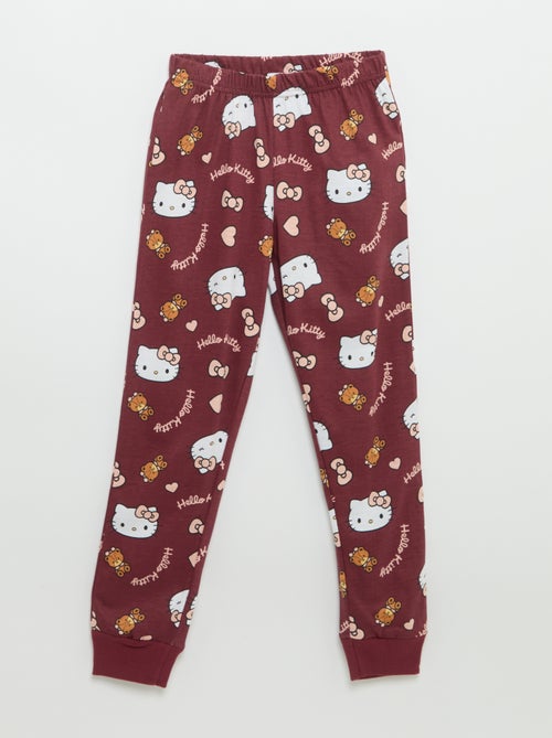 Completo pigiama lungo "Hello Kitty" - 2 pezzi - Kiabi Completo pigiama lungo "Hello Kitty" - 2 pezzi - Kiabi
