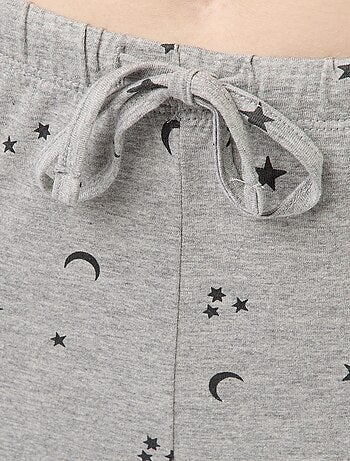 Completo pigiama lungo in cotone - 2 pezzi