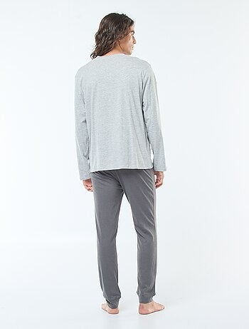Completo pigiama lungo in jersey t-shirt + pantaloni - 2 pezzi