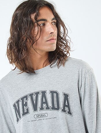 Completo pigiama lungo in jersey t-shirt + pantaloni - 2 pezzi