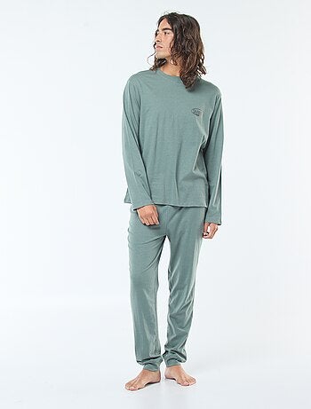 Completo pigiama lungo in jersey t-shirt + pantaloni - 2 pezzi
