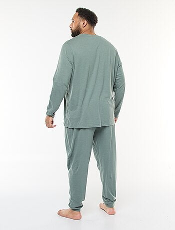 Completo pigiama lungo in jersey t-shirt + pantaloni - 2 pezzi