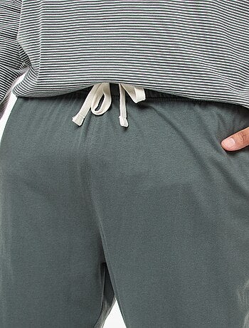 Pigiama lungo in jersey, completo t-shirt + pantaloni - 2 pezzi