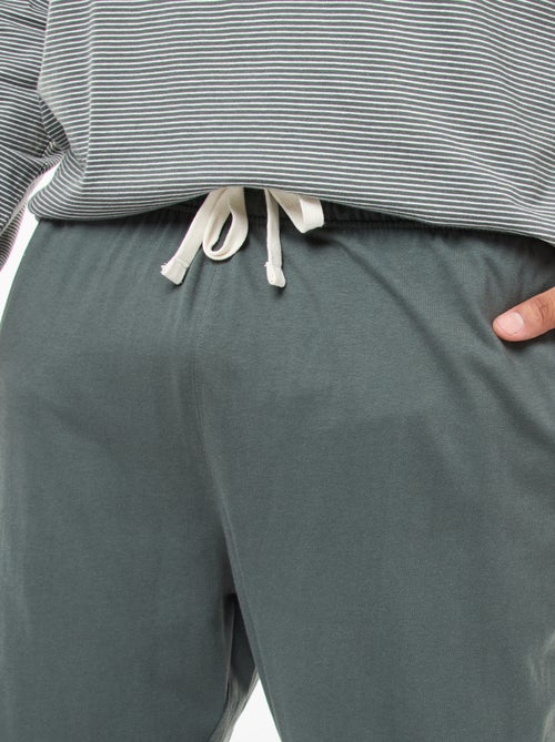 Completo pigiama lungo in jersey t-shirt + pantaloni - 2 pezzi - Kiabi