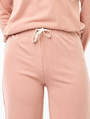 Pigiama lungo in maglia - Completo 2 pezzi