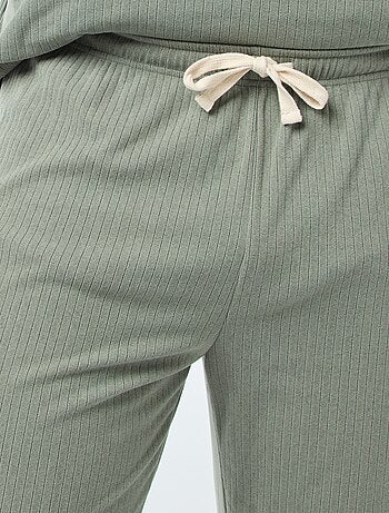 Completo pigiama lungo in maglia ultra-soffice - 2 pezzi