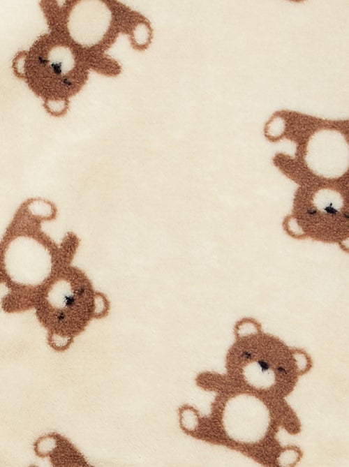 Completo pigiama lungo in pile - 2 pezzi - Kiabi