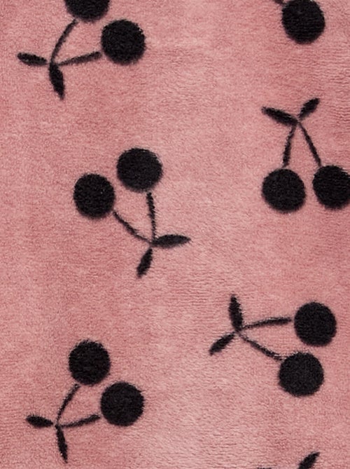 Completo pigiama lungo in pile - 2 pezzi - Kiabi