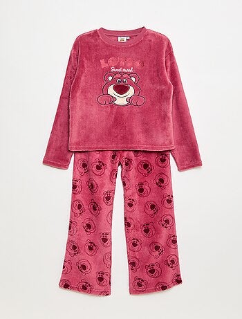 Completo pigiama lungo in pile 'Stitch' 'Disney' - 2 pezzi