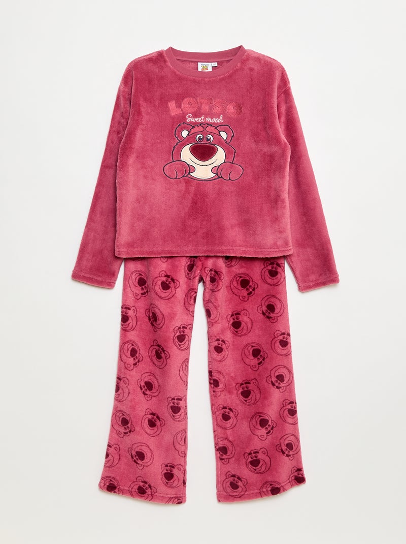 Completo pigiama lungo in pile 'Stitch' 'Disney' - 2 pezzi Rosa - Kiabi