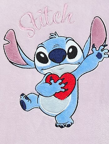 Completo pigiama lungo in pile 'Stitch' 'Disney' - 2 pezzi