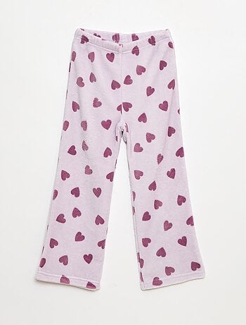 Completo pigiama lungo in pile 'Stitch' 'Disney' - 2 pezzi