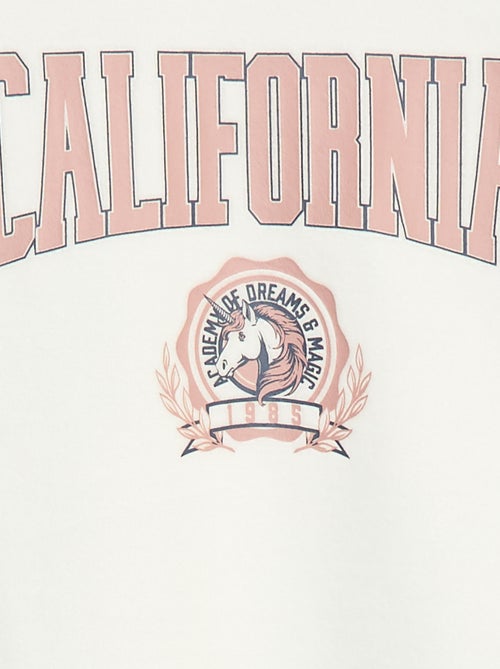 Completo pigiama lungo in pile t-shirt + pantaloni - 2 pezzi - Kiabi