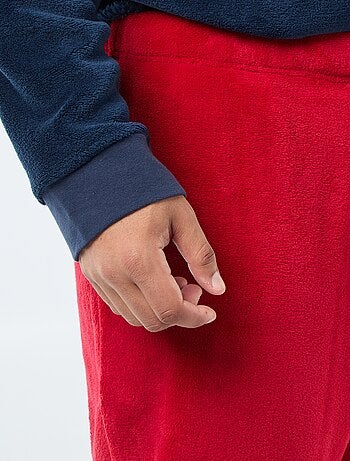 Completo pigiama lungo in stile natalizio - 2 pezzi