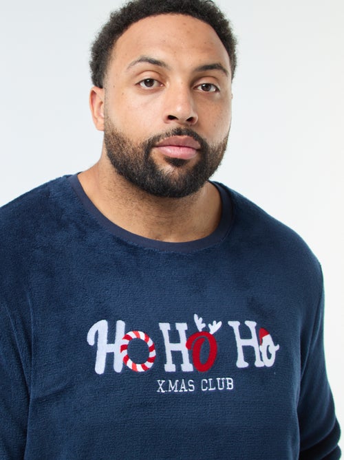 Completo pigiama lungo in stile natalizio - 2 pezzi - Kiabi