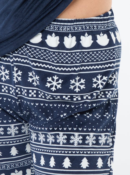 Completo pigiama lungo in velluto 'Pampan' 'Disney' - 2 pezzi - Kiabi