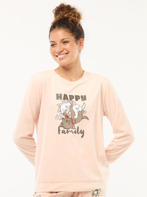 Completo pigiama lungo in velluto 'Pampan' 'Disney' - 2 pezzi - Kiabi