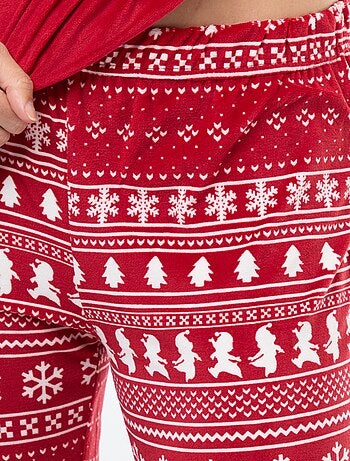 Completo pigiama lungo in velluto 'Pampan' 'Disney' - 2 pezzi