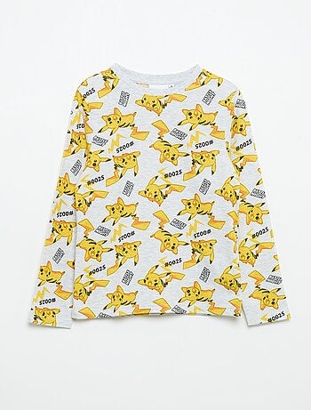 Completo pigiama lungo "Pikachu" "Pokémon" - 2 pezzi