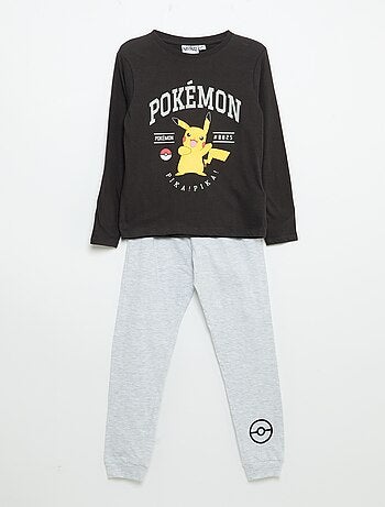 Completo pigiama lungo "Pikachu" "Pokémon" - 2 pezzi