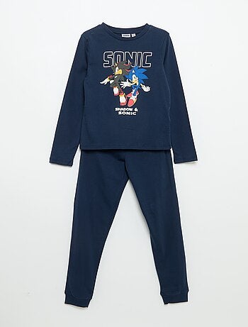 Completo pigiama lungo "Sonic" - 2 pezzi