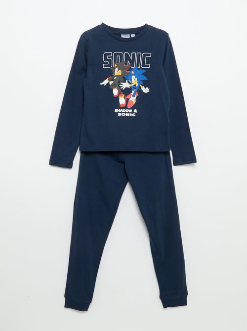 Completo pigiama lungo "Sonic" - 2 pezzi - Kiabi Completo pigiama lungo "Sonic" - 2 pezzi - Kiabi
