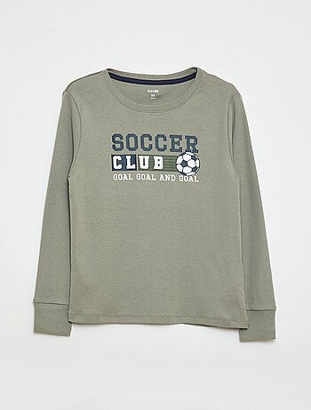 Pigiama lungo stampato - completo 2 pezzi