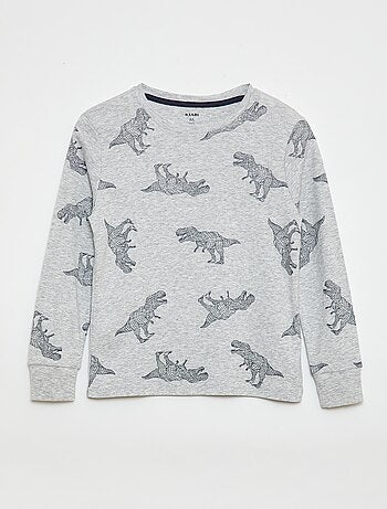 Pigiama lungo stampato - completo 2 pezzi