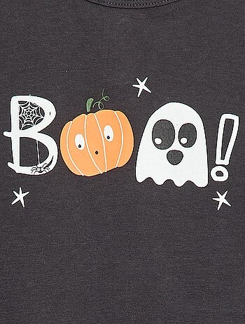 Completo pigiama lungo stampato 'Halloween' - 2 pezzi