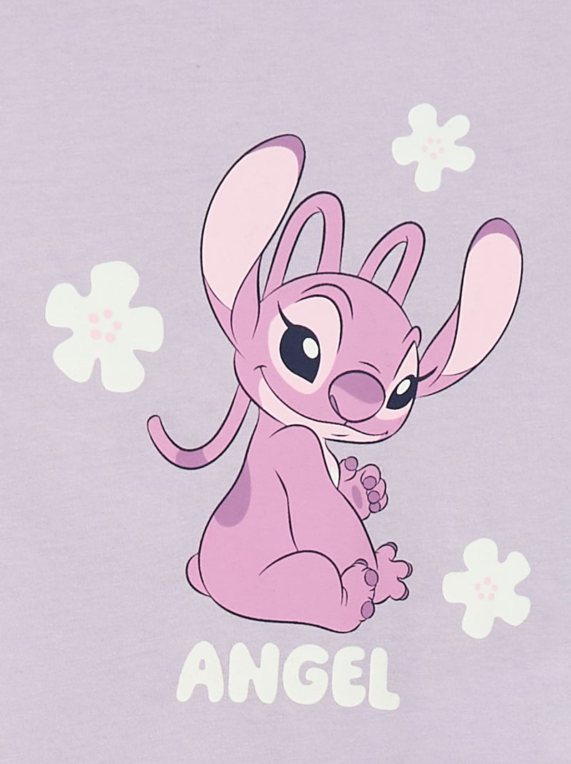 Completo pigiama lungo 'Stitch' 'Disney' - 2 pezzi Viola - Kiabi