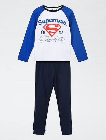 Completo pigiama lungo 'Superman' 'DC Comics' - 2 pezzi