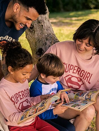 Completo pigiama lungo 'Superman' 'DC Comics' - 2 pezzi