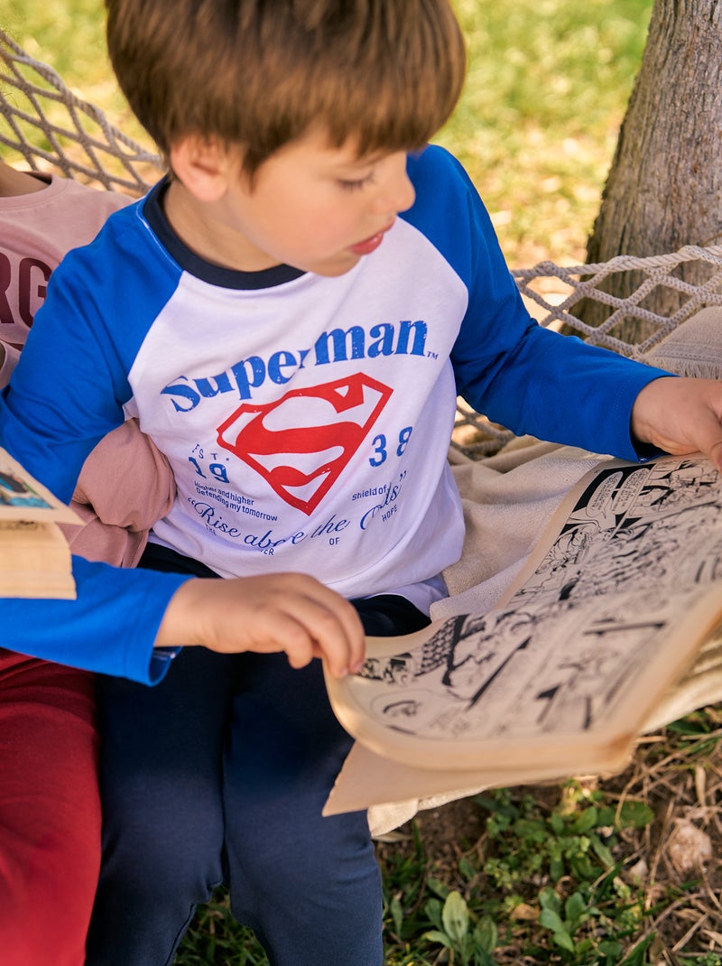 Completo pigiama lungo 'Superman' 'DC Comics' - 2 pezzi Blu - Kiabi