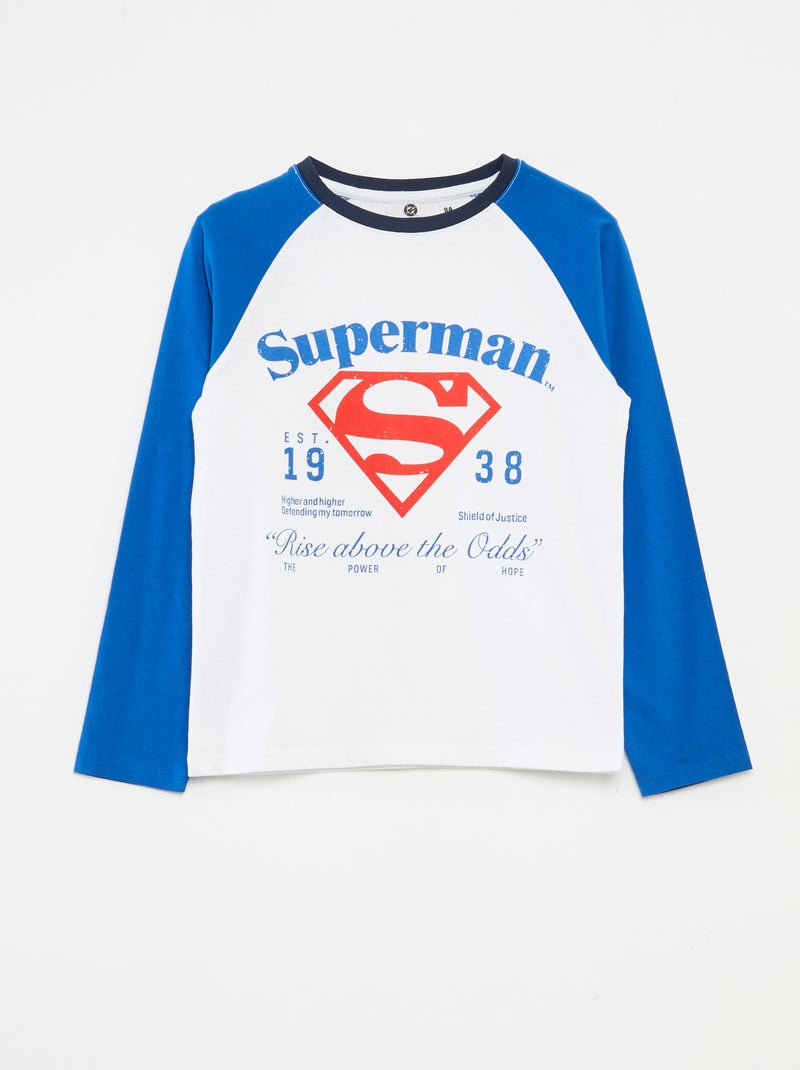 Completo pigiama lungo 'Superman' 'DC Comics' - 2 pezzi Blu - Kiabi