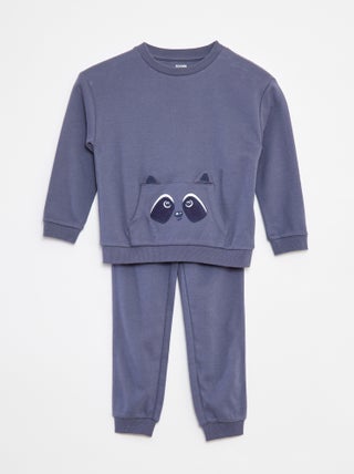 Completo pigiama lungo t-shirt + pantaloni - 2 pezzi
