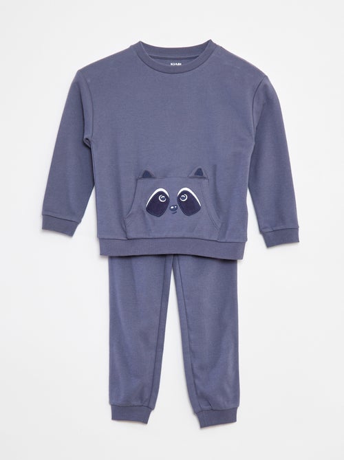 Completo pigiama lungo t-shirt + pantaloni - 2 pezzi - Kiabi