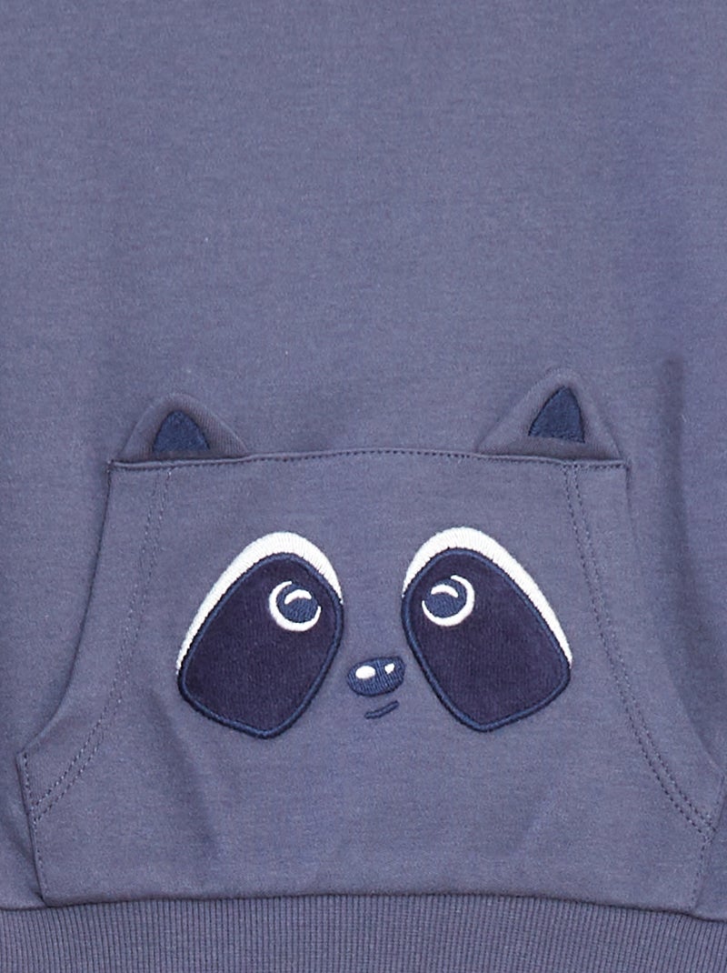 Completo pigiama lungo t-shirt + pantaloni - 2 pezzi Blu - Kiabi