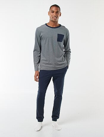 Completo pigiama lungo t-shirt + pantaloni - 2 pezzi