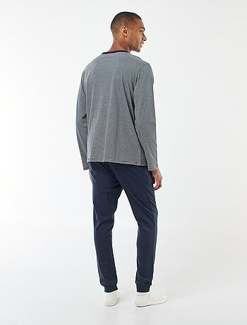 Completo pigiama lungo t-shirt + pantaloni - 2 pezzi