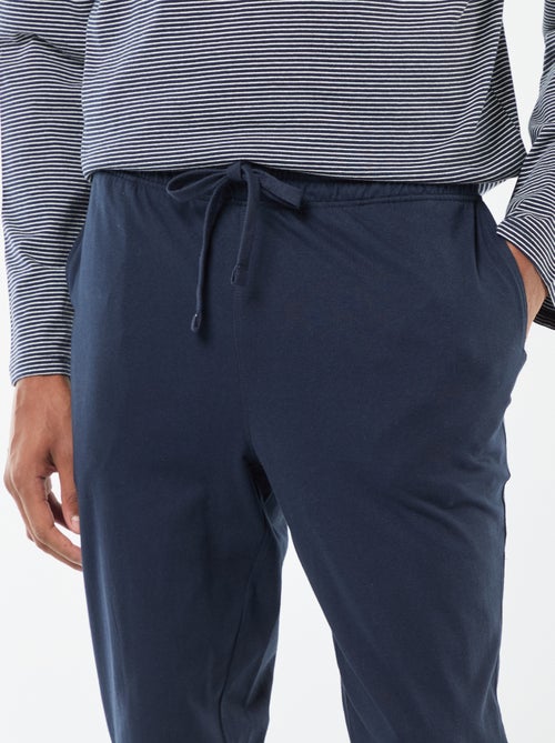 Completo pigiama lungo t-shirt + pantaloni - 2 pezzi - Kiabi