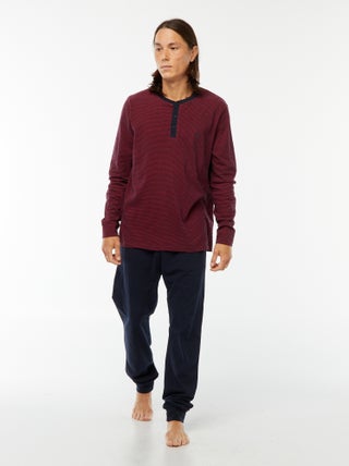 Completo pigiama lungo t-shirt + pantaloni - 2 pezzi