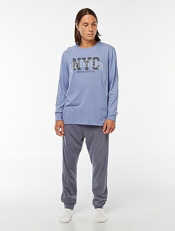 Completo pigiama lungo t-shirt + pantaloni - 2 pezzi