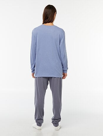 Completo pigiama lungo t-shirt + pantaloni - 2 pezzi