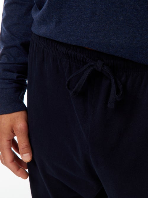 Completo pigiama lungo t-shirt + pantaloni - 2 pezzi - Kiabi