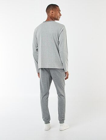Completo pigiama lungo t-shirt + pantaloni - 2 pezzi