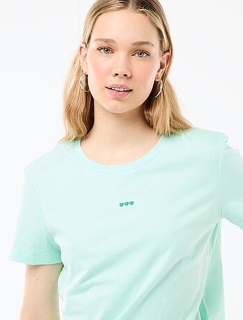 Completo pigiama lungo t-shirt + pantaloni a quadri - 2 pezzi